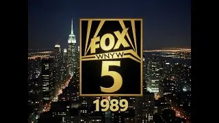 WNYW Channel 5 (FOX) | Нью-Йорк | Реклама • Как видно из телевизионной рекламы | Апрель 1989 г.