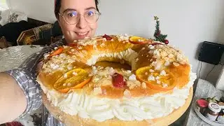 ROSCÓN DE REYES EN TIEMPO RÉCORD/RECETA SIN CORTES PARA QUE TE SALGA PERFECTA