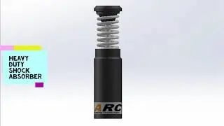 Heavy Duty Industrial Shock Absorber Drop Testing Simulation