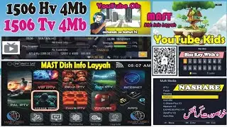 1506HV New Software 2025 | Stylish Menu, YouTube + Kids, IPTV, Nashare, E-Cast & Signal Indicator