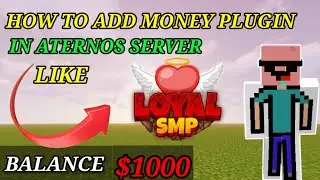 How To Add Money Plugin IN Aternos Server  Like Loyal Smp
