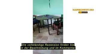 Produktbewertung: VASAGLE Esstisch klein, runder K&uuml;chentisch, f&uuml;r Wohnzimmer, B&uuml;ro, 80 cm d, 75 cm H