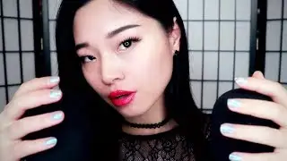 ASMR Deep Mouth Sounds and Bassy Ear Touching