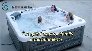 #sunrans #relax #outdoor #garden #spa #hottub #swimming #courtyard  A Good entertainment of Summer