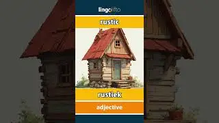 🇬🇧🇳🇱 rustic - rustiek : learn English : laten we Engels leren : vocabulary builder