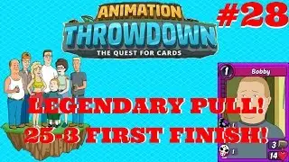 LEGENDARY PULL! 25-3 FIRST FINISH! PACK OPENING! | Animation Throwdown