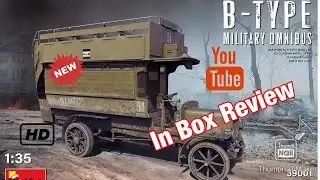 Miniart 1/35 B-Type Military Omnibus (Old Bill Bus WW1)