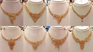 Latest 22k Gold Necklace Design With Price And Weight//Gold jewellery design@Sanchita's simple life