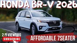 Honda BRV 2026 Most Affordable 7 Seater with loaded Features #2026hondabrv #hondabrv #brv2026 