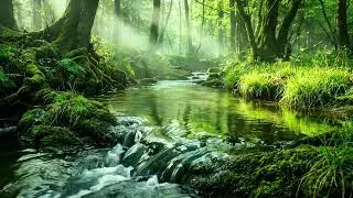 Relaxing Water Sounds with Birds Singing, Peaceful Nature Ambience for Study and Deep Meditation