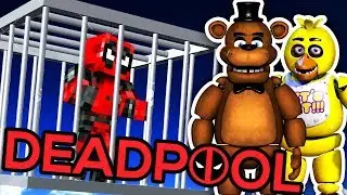MINECRAFT | DEADPOOL IS CAPTURED IN THE FNAF HOTEL & CAN'T ESCAPE!!