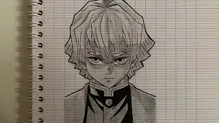 Dessiner Zenitsu Agatsuma de Demon Slayer