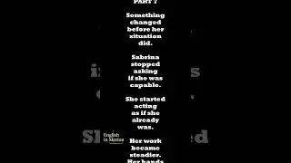 English Practice Through Story | Sabrina &ndash; Part 7 #writing #englishvocabulary