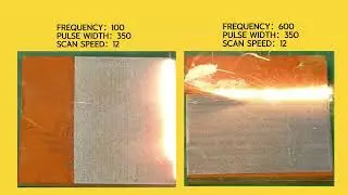 parameter setting for DMK Laser cleaning