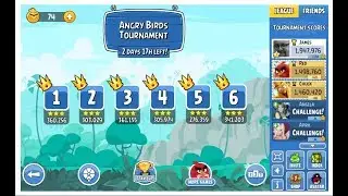Angry Birds Friends 2018 Weekly Tournament 310c Levels 1-6 on April 30th, 2018 1,947,976pts