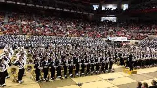 Ohio State Marching Band Navy Hymn Eternal Father at Skull Session OSU vs Mich St 11 21 2015