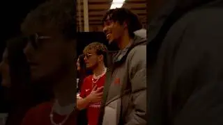Trent Alexander-Arnold SCARES Harvey Elliott 🤣 #LFC