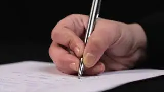Writing on Paper | Slow Motion | Free Video Download | Get Something Great