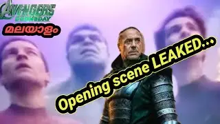 Avengers doomsday opening scene LEAKED explain in malayalam 