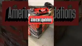 MILWAUKEE TOOLS LIQUIDATION PALLETS💵 #milwaukee #americanliquidations #shorts #fyp #reseller #money