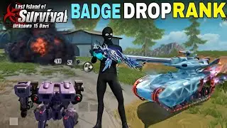 Badge Drop In Ranked Server | Last island of survival gameplay