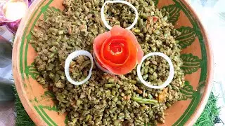 green beens with beef mince # phalion ki sabzi keemy k sath