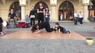 B-boy Problem makes his first breaking moves