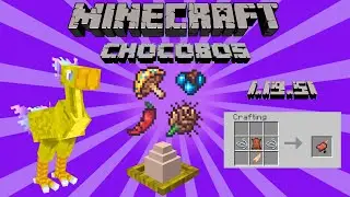 CHOCOBOS ADDON !!! PARA MINECRAFT BEDRCOK 1.19.51