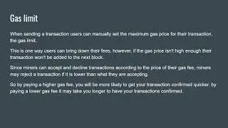 Ethereum gas fees explained