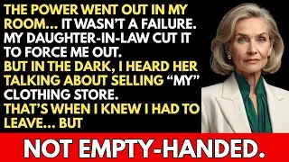 My Daughter-in-Law Cut Off My Electricity to Force Me Out. I Sold Her Clothing Store and Ran Away&hellip;