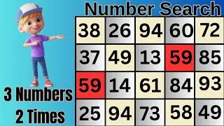 Number Search -67 #brainexcercise #quiz #quizgames #numbergame