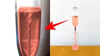 Tornado In Water Bottle Experiment || Science Projects For Kids #Shorts