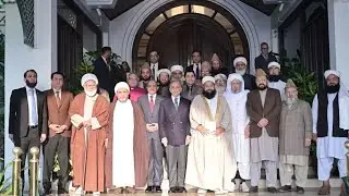 PM Shehbaz meets members of the Qaumi Paigham-e-Aman Committee