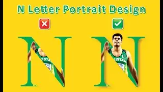 How to Create Letter Portrait Design - Coreldraw Tutorial