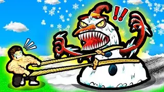 Can I Pull a MAX LEVEL SNOW MONSTER in Strongman Simulator? - Roblox