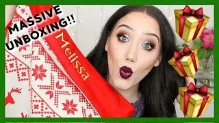 OMG IT'S LIKE CHRISTMAS! SNS CHRISTMAS HAMPER UNBOXING | MAKEMEUPMISSA