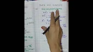 GATE CHEMISTRY | ENTHALPY CHANGE | 2019 QUESTIONS. #gatechemistry #gatecy2019 #enthalpychange #pyqs