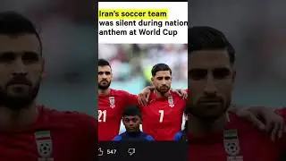 Iran soccer team protest