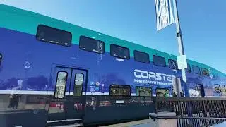 NCTD Coaster Holiday Express in Oceanside, CA, USA