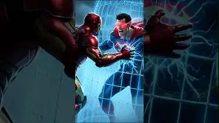 Superman vs Iron Man &ndash; Who Will Win? 😱 | Epic Battle #Shorts #marvel