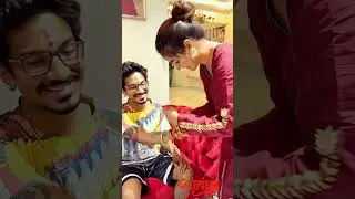 neha kaker & Haarsh Limbachiyaa Rakhi Celebration Vlog #bhartivlog #shorts #shortsfeed #rakhi