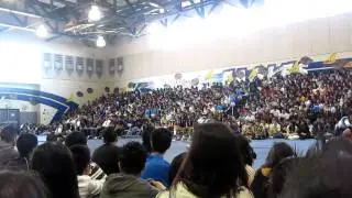 Gabrielino High School's Cheer Team @ the Fall Sports Rally