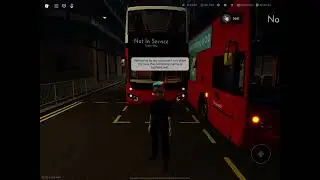 Driving my bus company the game is called Croydon Roblox