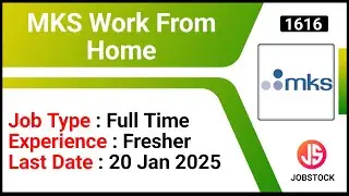 MKS Work From Home 2025 | Online Job At Home | Remote Jobs | Sales Representative