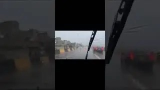 Lyari Express way End to End in Rain لیاری ایکسپریس وے 
