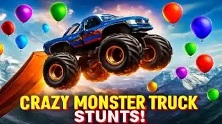 Monster Truck Stunt Racing gameplay, monster truck game, stunt racing, offline racing game