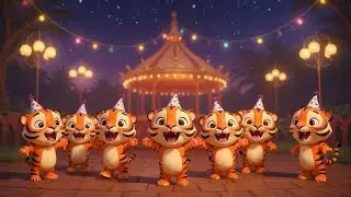 COUNTING CREATURES CARNIVAL 🥳 Fun Number Song 1-10 with Lyrics | ZKEnglishZone