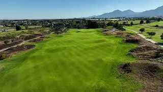 Fancourt Hotel and Country Club Estate - drone aerial video - The links Hole#18