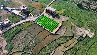 Professional Football Ground Construction in Nepal | Divine Light School by Kaya Sports