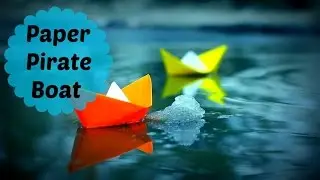 Paper Pirate Boat *D.I.Y Guinea Pig Toy*